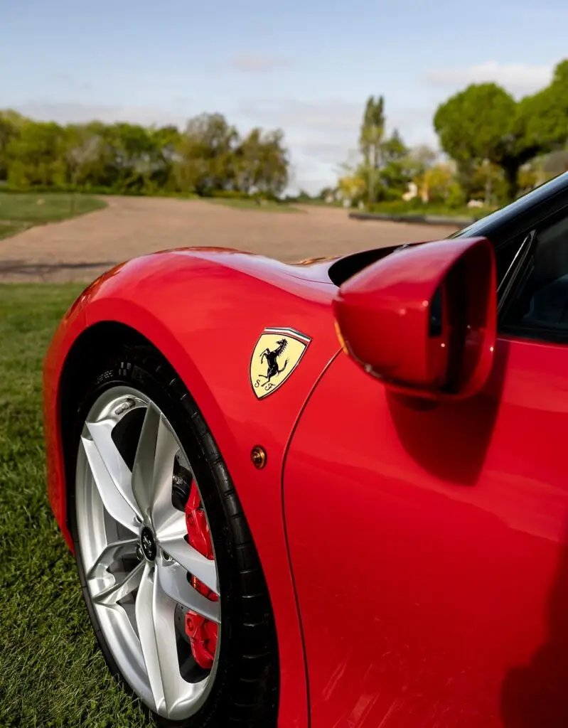 sports car, nature, fast car, parked, helicopter, car wallpapers, grass, ferrari, car