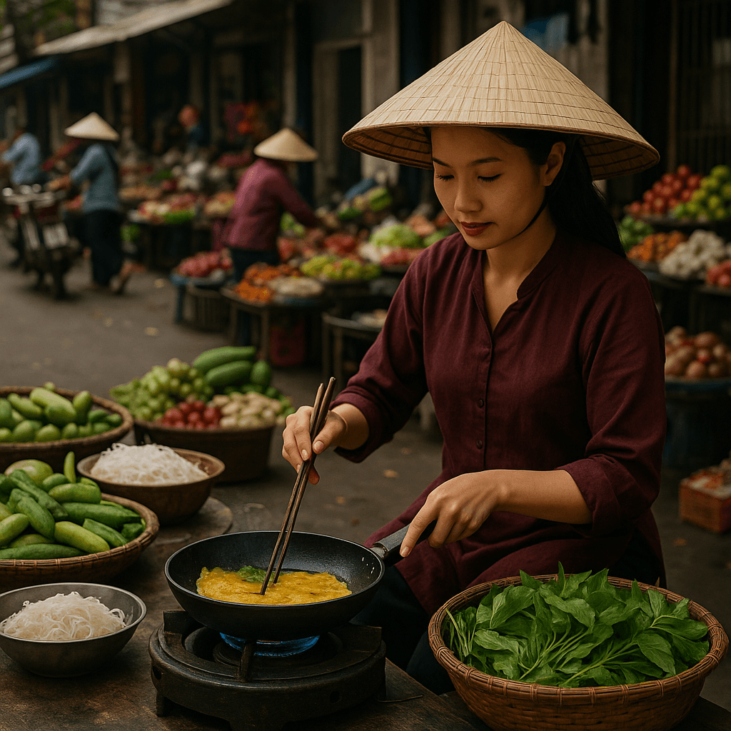 Clase de cocina vietnamita en Hanói