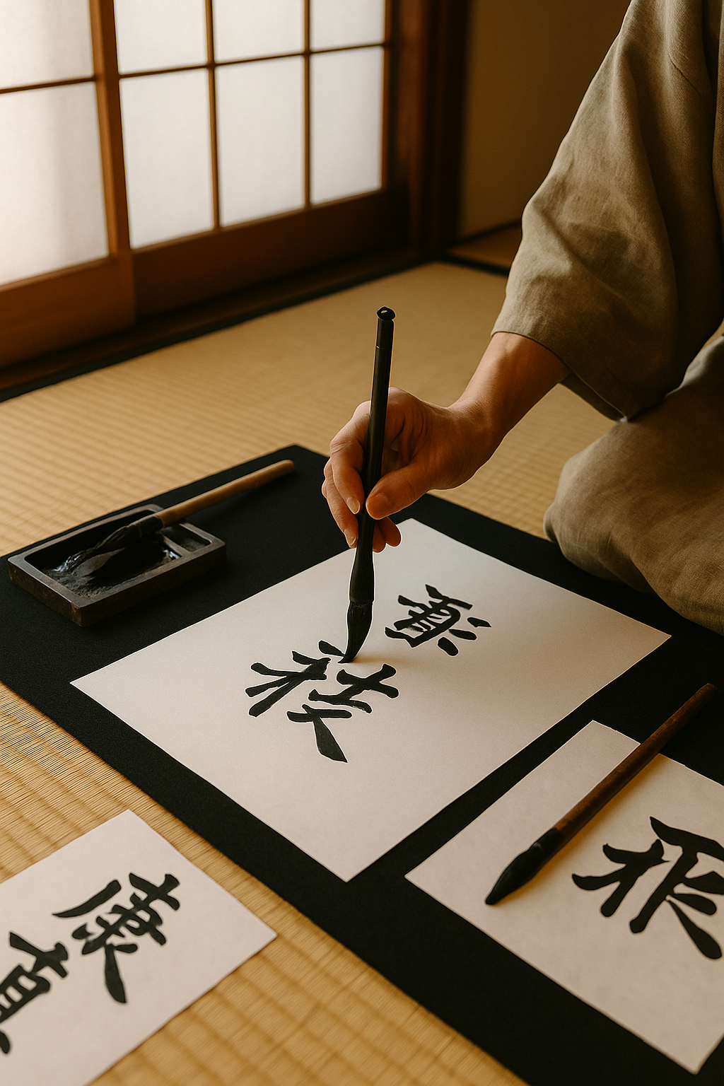 Taller de Caligrafía Japonesa en Kioto