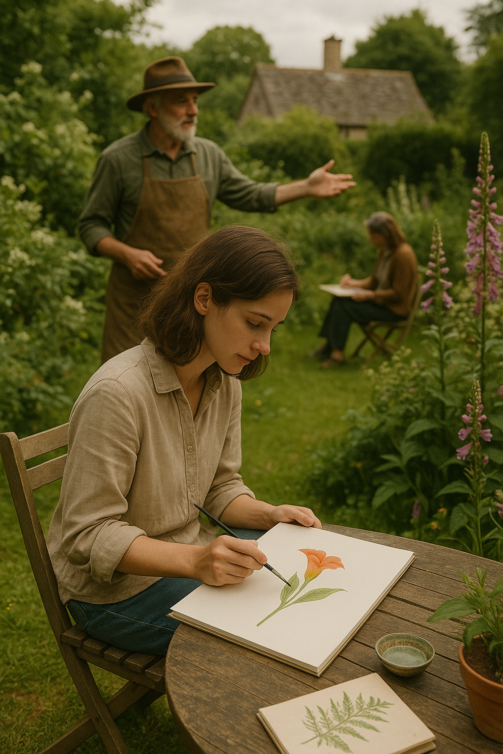 Taller de pintura botánica en Londres