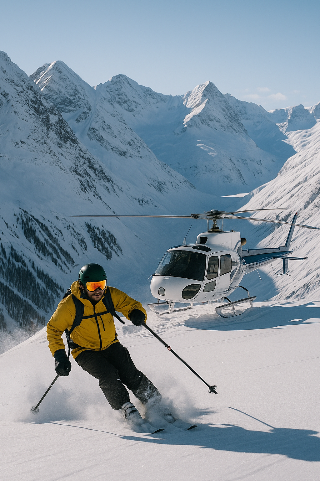 Esquí en heliesquí de lujo – Alaska o Canadá
