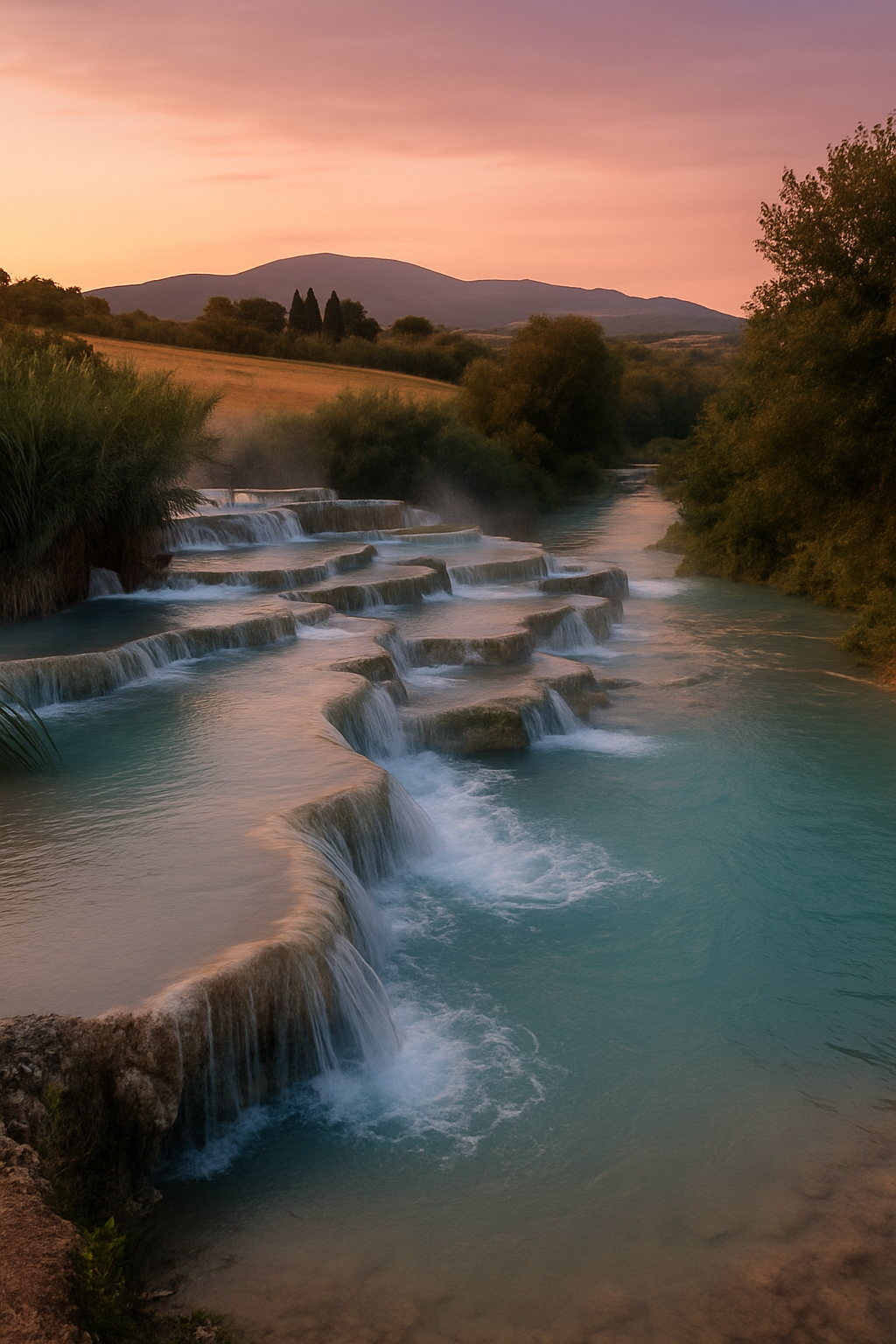 Termas naturales en Toscana