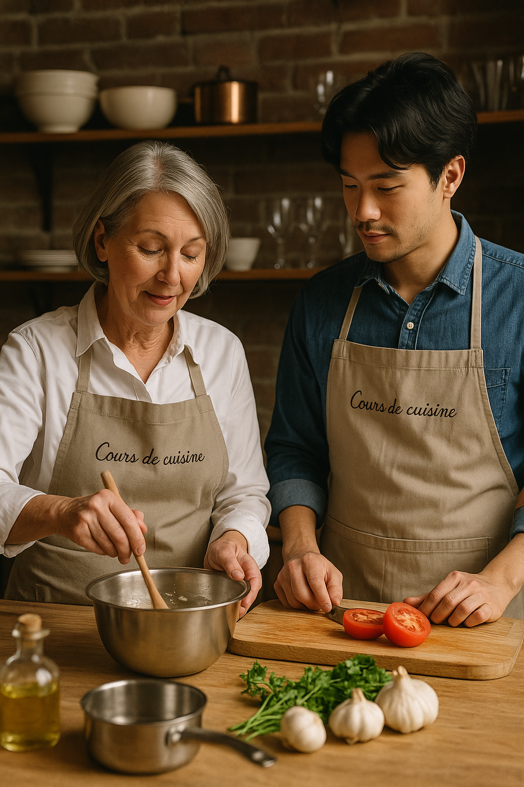 Clase de cocina francesa en París