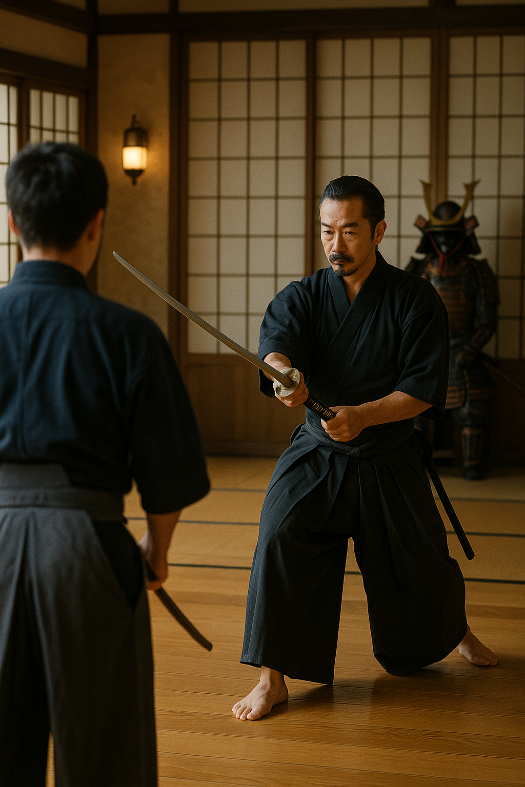 Samurai swords class in Kyoto