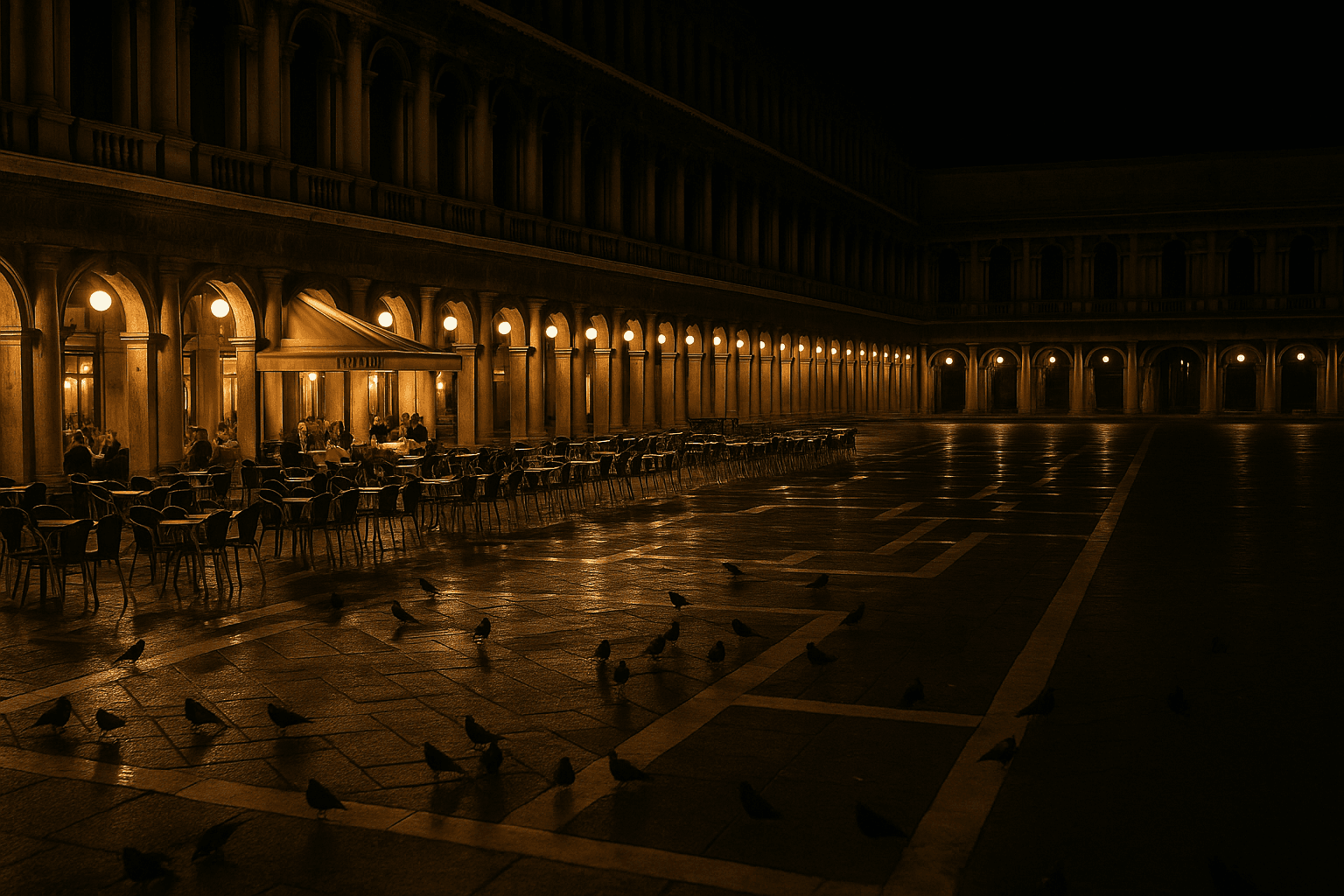 Caffè Florian en Piazza San Marco, Venecia