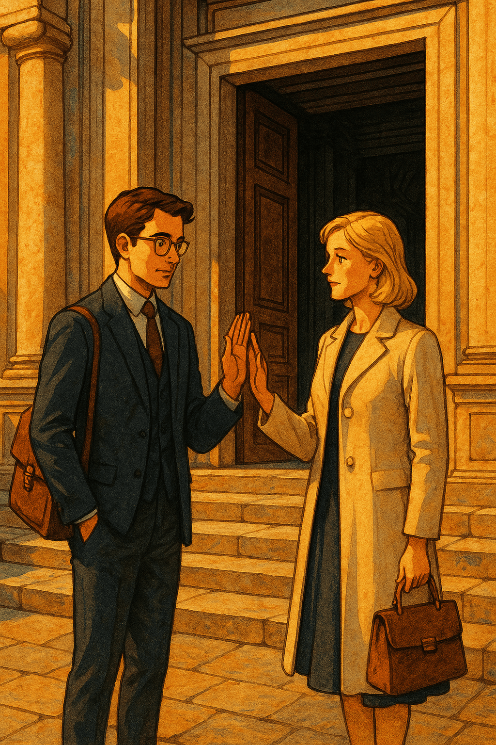Los Viajes de Miles · ilustración conceptual del viajero interior